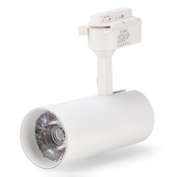 Foco led para carril white aras 30w monofasico cct cct