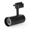 Foco led para carril black aras 30w monofasico cct negro cct