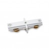 Conector en l para carril monofasico blanco