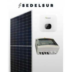 KIT SOLAR GROWATT HÍBRIDO MONOFÁSICO 3KW: 6 Paneles 580W +...