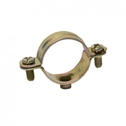 ABRAZADERA METALICA M6 TIPO L Ø 16 MM ACERO CINCADO