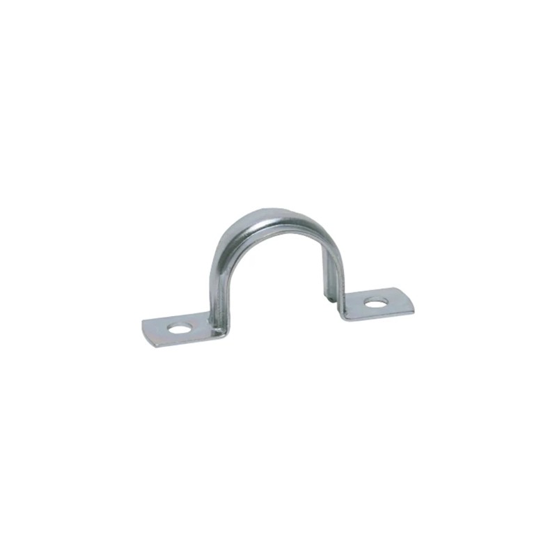 GRAPA METALICA EN U Ø 40 MM ACERO CINCADO