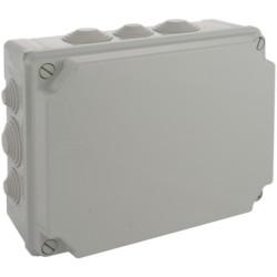 CAJA ESTANCA CONEXION C/CONOS COLOR GRIS.IP55 IK09 INTERIORES...