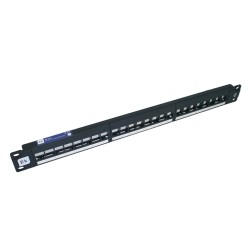 Patch panel 24 puertos vacio para rack 19" (no incluye keystone)