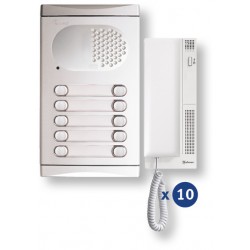Kit audio 4210/al 10p.