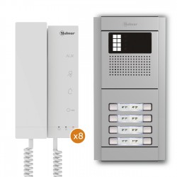 Kit edificio audio n4208/t-art 8p