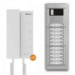 Kit edificio audio n4222/t-art 22p