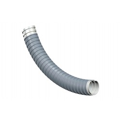 Rollo 50m tubo metalico flexible tmf-e 09 gs-pvc color gris...
