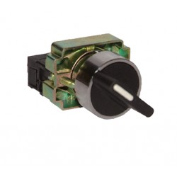 Selector plastico ø22mm maneta corta 2 posiciones c/retorno a...