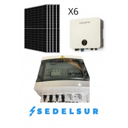 KIT SOLAR AUTOCONSUNO SALICRU MONOFÁSICOS 3KW: 6 Paneles 580W...