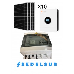 KIT SOLAR FELICITY AISLADA MONOFÁSICO 5KW: 10 Paneles 590w +...