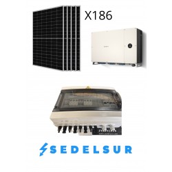 KIT SOLAR SALICRU AUTOCONSUNO TRIFASICO 100KW: 186 Paneles...