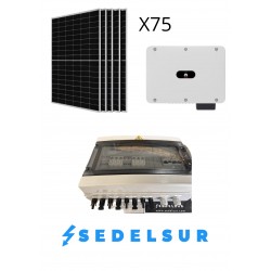 KIT SOLAR HUAWEI AUTOCONSUNO TRIFASICO 40KW: 75 Paneles 580W...