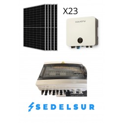 KIT SOLAR SALICRU AUTOCONSUNO TRIFASICO 12KW: 23 Paneles 580W...