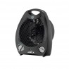 Termoventilador Electrico yuste 2000w Negro Termostato Reg. 2Potencias 3funciones, Sist. Seguridad 29,5x21,9x13,1cm