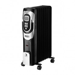 Radiador Aceite Confort 2000w 9elementos Negro/plata 3pote...