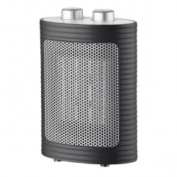 Termoventilador Ceramico 1500w Negro/plata 3funciones...