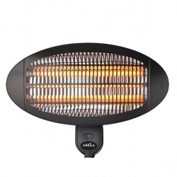 Calefactor Exterior Cuarzo Austral 2000w Neg Pared 3el...