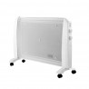 Radiador De Mica Abrigo 2000w 1elemento Blanco 2potencias  Antivuelco,ruedas,termostato Reg.54x79x27cm