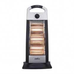 Estufa Elect.candente 1200w  Negro/plata 3potencias Oscilante...