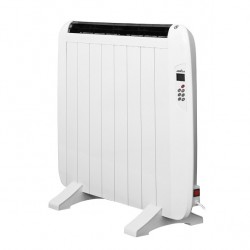 Emisor Termico Gaban 1200w X En Aluminio Blanco Remoto...