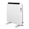 Emisor Termico Gaban 1200w X En Aluminio Blanco Remoto Lcd,temporizador Mural/portat.58,5x72x5,5 Cm