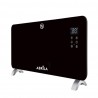 Emisor Termico Cristal Gaban 2000w Negro Control Wifi 2potencias Temporiz.mural/portat.38x92x6,68 Cm