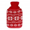 Bolsa Agua Caliente Mimo 1,7l Forro Rojo Navidad 20x32x4 Cm Flexible Y Agradable Al Tacto