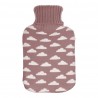 Bolsa Agua Caliente Mimo 1,7l Forro Rosa Nubes 20x32x4 Cm Flexible Y Agradable Al Tacto