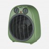 Termoventilador Fogata 2000w Verde/gris 2potencias 3funciones Termostato Reg.seguro,antivuelco 24x20x13cm