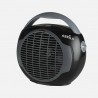 Termoventilador Llama 2000w Negro/gris 2potencias 3funciones Termostato.regulab.seg,antivuelco,asa 22,6x24,7x17cm