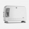 Convector Bengala 2000w Blanco/gris 3potencias funcion Turbo Termost.regulable Seguridad,asa 42,5x61x20,5cm
