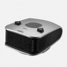 Termoventilador Ardor 2000w Plata/negro 2potencias 3funciones Termostato Regulabble Seguro15x24,5x32,5cm