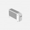 Radiador De Mica Pinsapo 1000w Blanco 2pot Antivuelco Luz Ind.protecc.seg.termost.reg.29x50x16cm