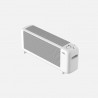 Radiador De Mica Pinsapo 1500w Blanco 2pot Antivue Luz Ind.protecc.seg.term.reg.29x65x16cm