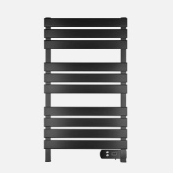 Toallero Elect.aluminio Jalon Negro 450w Display Led...