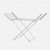Tendedero Elect,plegable Palmito 220w Aluminio  2tend.laterales,cable1,2m 93x147x52,5cm