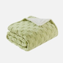 Manta Elect.alcantara Verde/blanco 160w 160x120cm 9niv...