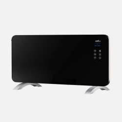 Emisor Termico Cristal Himalaya 2000w Negro 2pot...