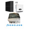 KIT SOLAR FELICITY HÍBRIDO/AISLADA MONOFÁSICO 5KW: 9 Paneles 590w + Inversor + Monotorizacion + Cuadro cableado DC-AC + Puesta e
