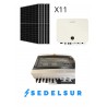 KIT SOLAR AUTOCONSUNO SALICRU MONOFÁSICOS 6KW: 11 Paneles 590W + Inversor + Monotorizacion + Cuadro cableado DC-AC + Puesta en m