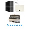 KIT SOLAR AUTOCONSUNO SALICRU MONOFÁSICOS 10KW: 17 Paneles 590W + Inversor + Monotorizacion + Cuadro cableado DC-AC + Puesta en 