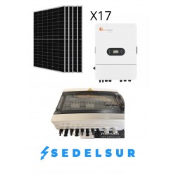 KIT SOLAR FELICITY HÍBRIDO/AISLADA TRIFASICO 10KW: 17 Paneles...