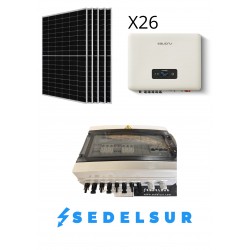 KIT SOLAR SALICRU HÍBRIDO/AISLADA TRIFASICO 15KW: 26 Paneles...