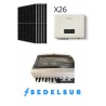 KIT SOLAR SALICRU HÍBRIDO/AISLADA TRIFASICO 15KW: 26 Paneles 590w + Inversor + Monotorizacion + Cuadro cableado DC-AC + Puesta e