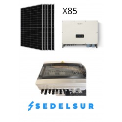 KIT SOLAR SALICRU HÍBRIDO/AISLADA TRIFASICO 50KW: 85 Paneles...