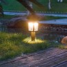 Top lupus b03 - bollards - led smd - 10w - 3000k - driver incluido on-off - color negro