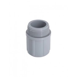 Racor fijo rfm-tfh m20 dn13 pvc color gris (ral 7001)