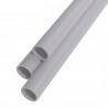Tubo rigido c/manguito r1250 16 pvc 7035 pvc autoextinguible color gris claro ral 7035