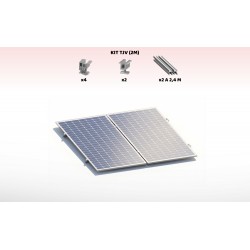 PERFILERÍA Y FIJACIONES AL MÓDULO FV PARA E-COPLANAR A TEJA E...